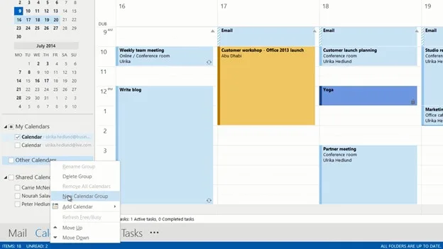 How to create a group calendar