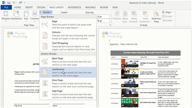 How to manage multiple headers 