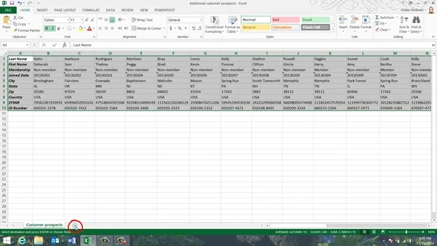 How to switch data from row to column