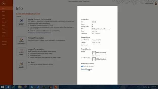 Present to an online audience using PowerPoint 2013