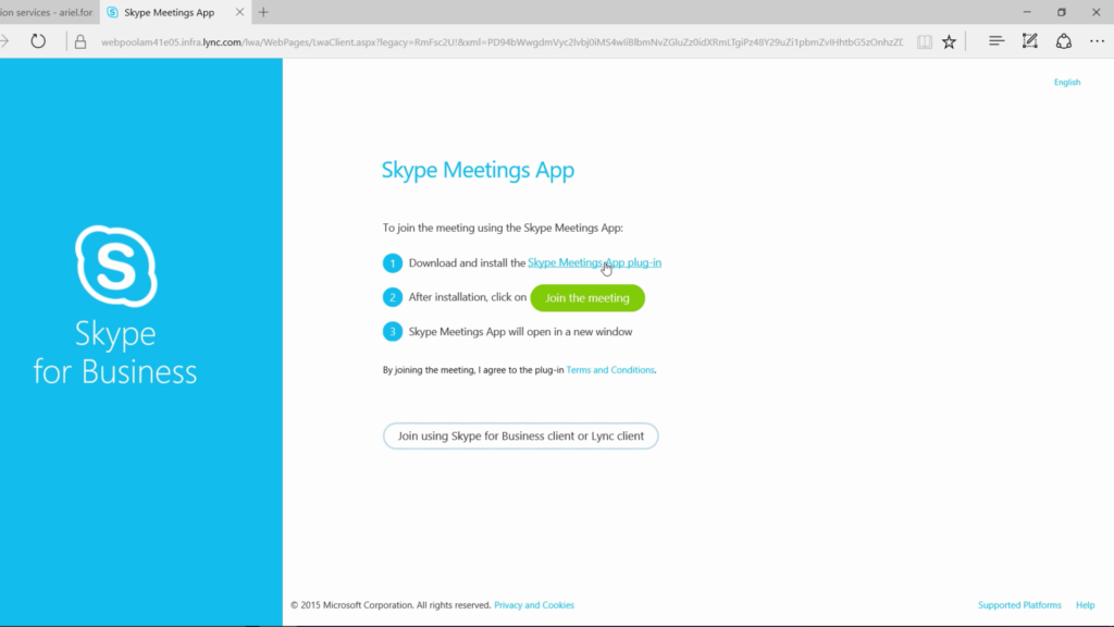  Skype Web App Add-in