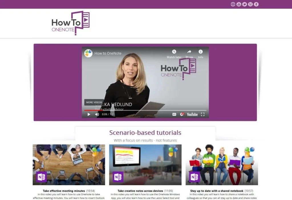 howtoonenote home page | © Business Productivity