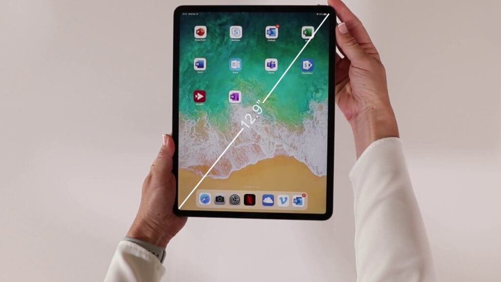 iPad Pro 2018 display size | © Business Productivity