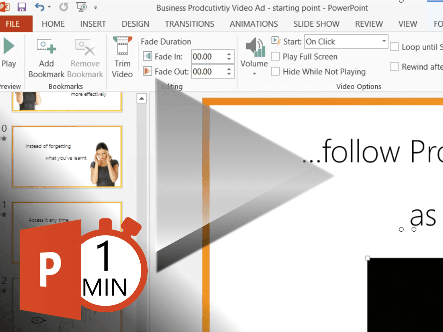 How To Trim A Video On Powerpoint