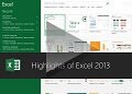 Highlights of Excel 2013