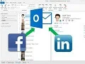 How to use social networks with Outlook 2013