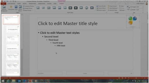 How to add your logo to all slides in PowerPoint 2013? - Business ...