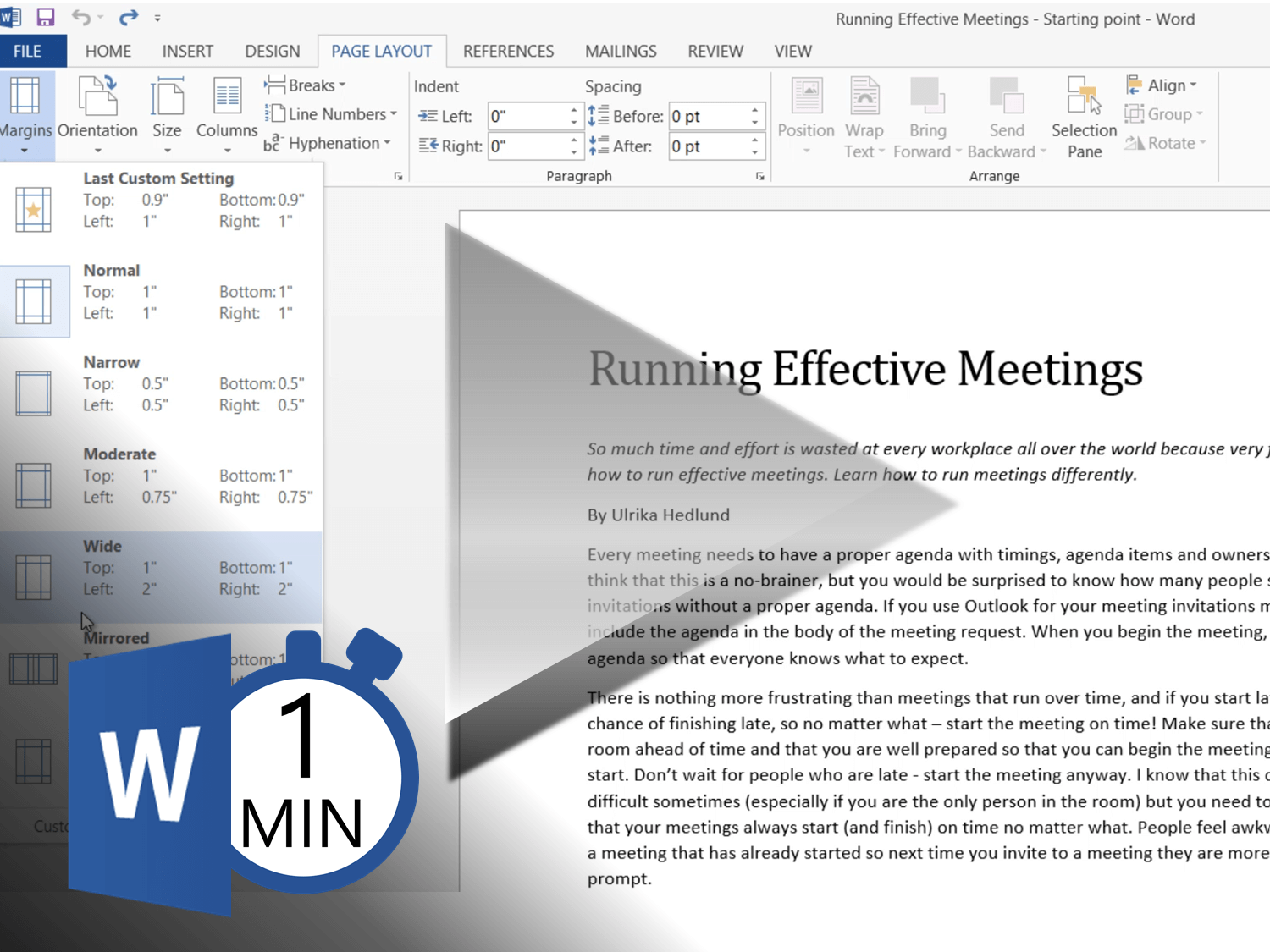 how to set margins in pages for word papers