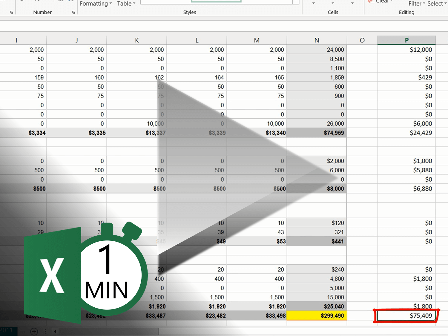 how-to-navigate-rows-and-columns-in-excel-2013